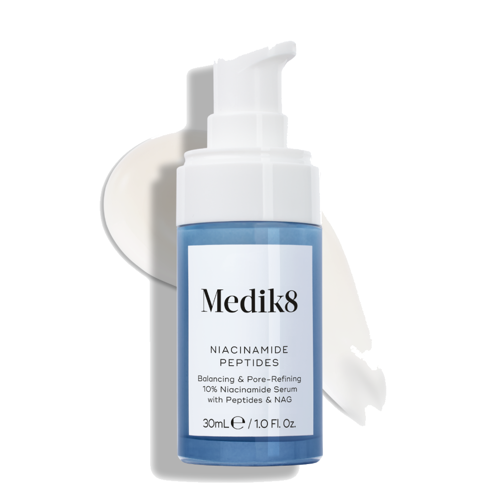 MEDIK8 Niacinamide Peptides 30ml - Сыворотка с 10% ниацинамидом с пептидами и N-ацетилоглюкозамином MEDIK8 Niacinamide Peptides 30ml - Сыворотка с 10% ниацинамидом с пептидами и N-ацетилоглюкозамином